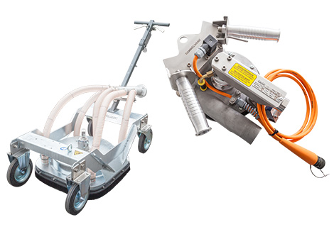 Ytrengöring, underlagsberedning - Aquablast