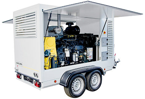 Dieselmotordrivna pumpaggregat i effektområdena 70 kW till 750 kW