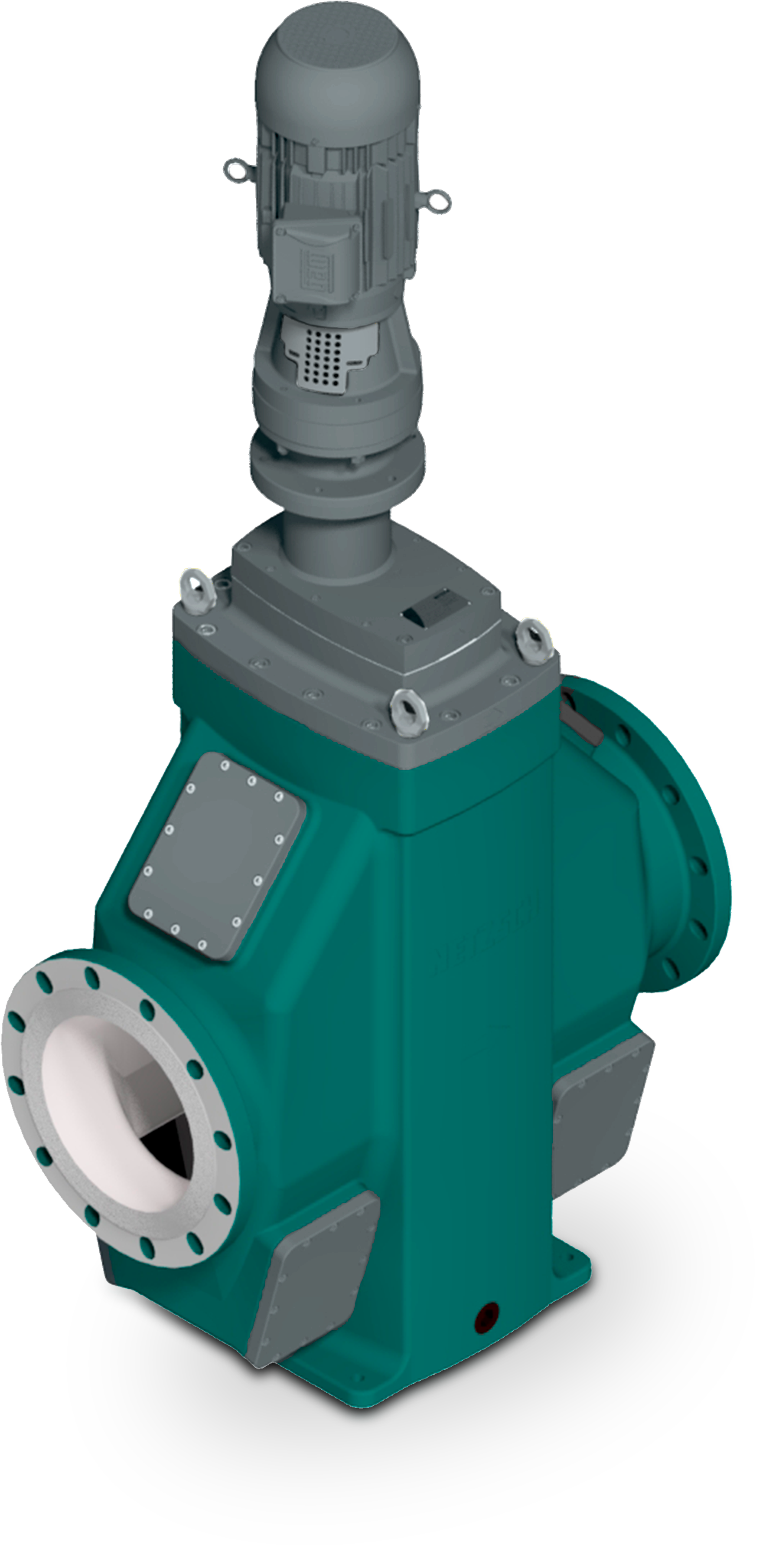 Netzsch N.Mac® tvåaxlad kvarn för rörledningsmontage